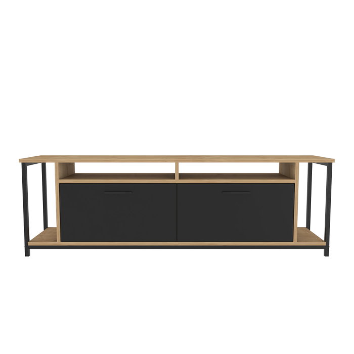 Hanah Home Omar Soporte de TV Roble y Negro Hanah Home Omar Soporte de TV Roble y Negro